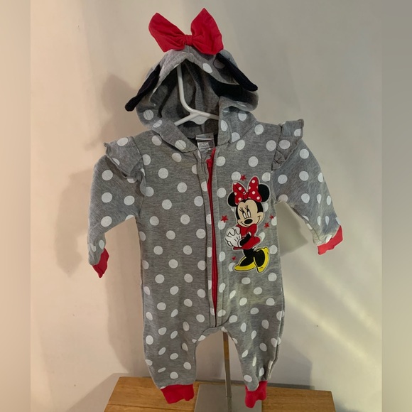 Disney Other - Disney Baby Mini Mouse Pajamas Size 3/6 Months